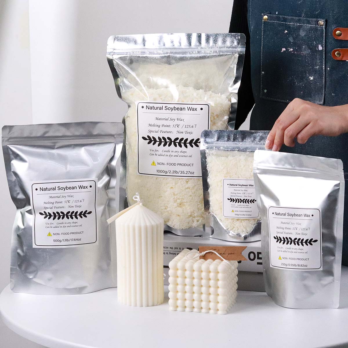 Candle Making Los Angeles - Flocons de cire de soja naturelle