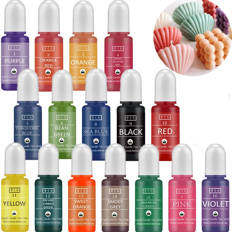 Candle Making Experience - 10 ml/bouteille cire de bougie Pigment