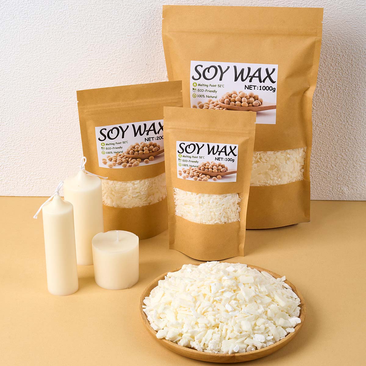 Candle Making Kits - Cire de soja blanche Pure de