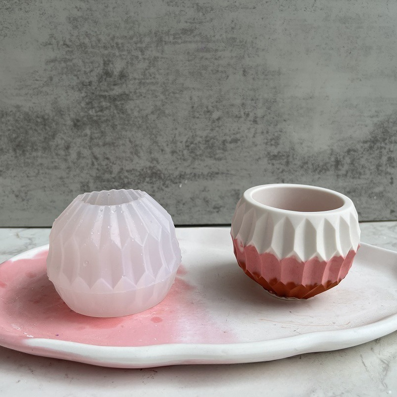Kraft Box Candle - Petit jardinière à viande ronde en