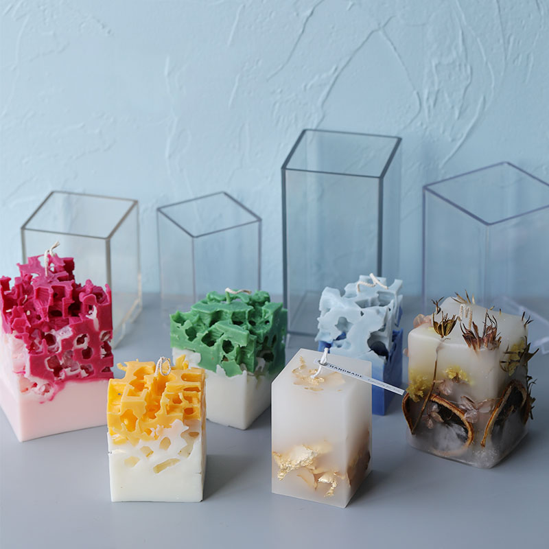 Candle Making Kits - Moule à bougie colonne rectangulaire carrée