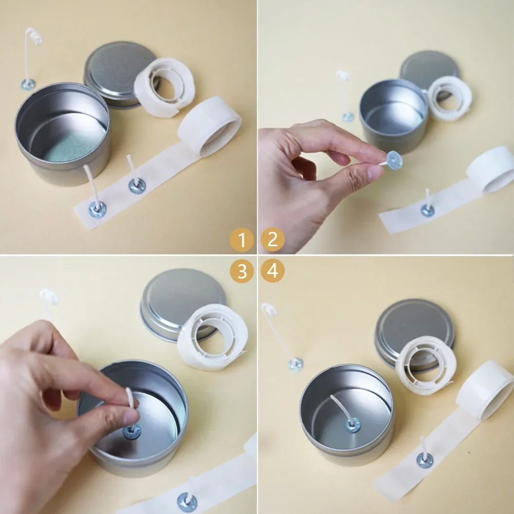 Rouleau d'autocollants pour mè - Candle Making Wicks avis et prix