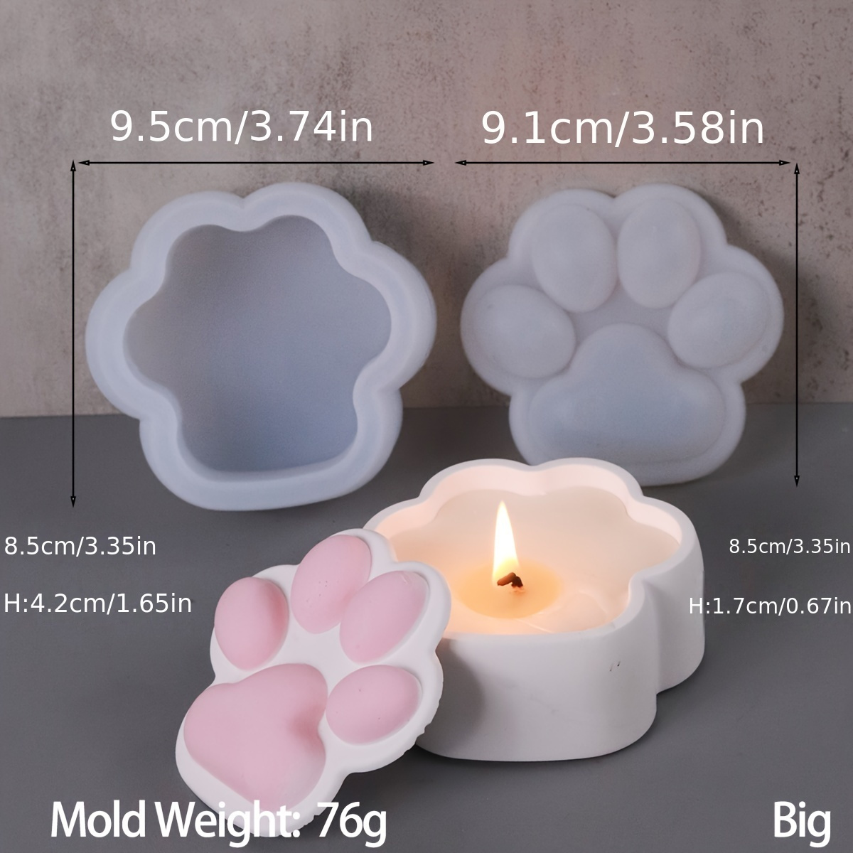 Boîte de rangement de griffes  - Kraft Box Candle avis et prix