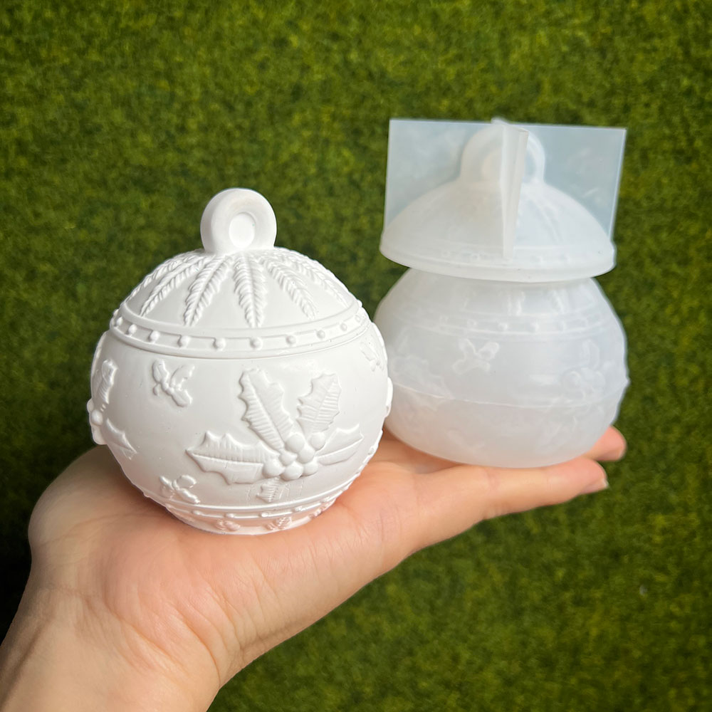 Pot de bougie boule ronde de n - Kraft Box Candle avis et prix