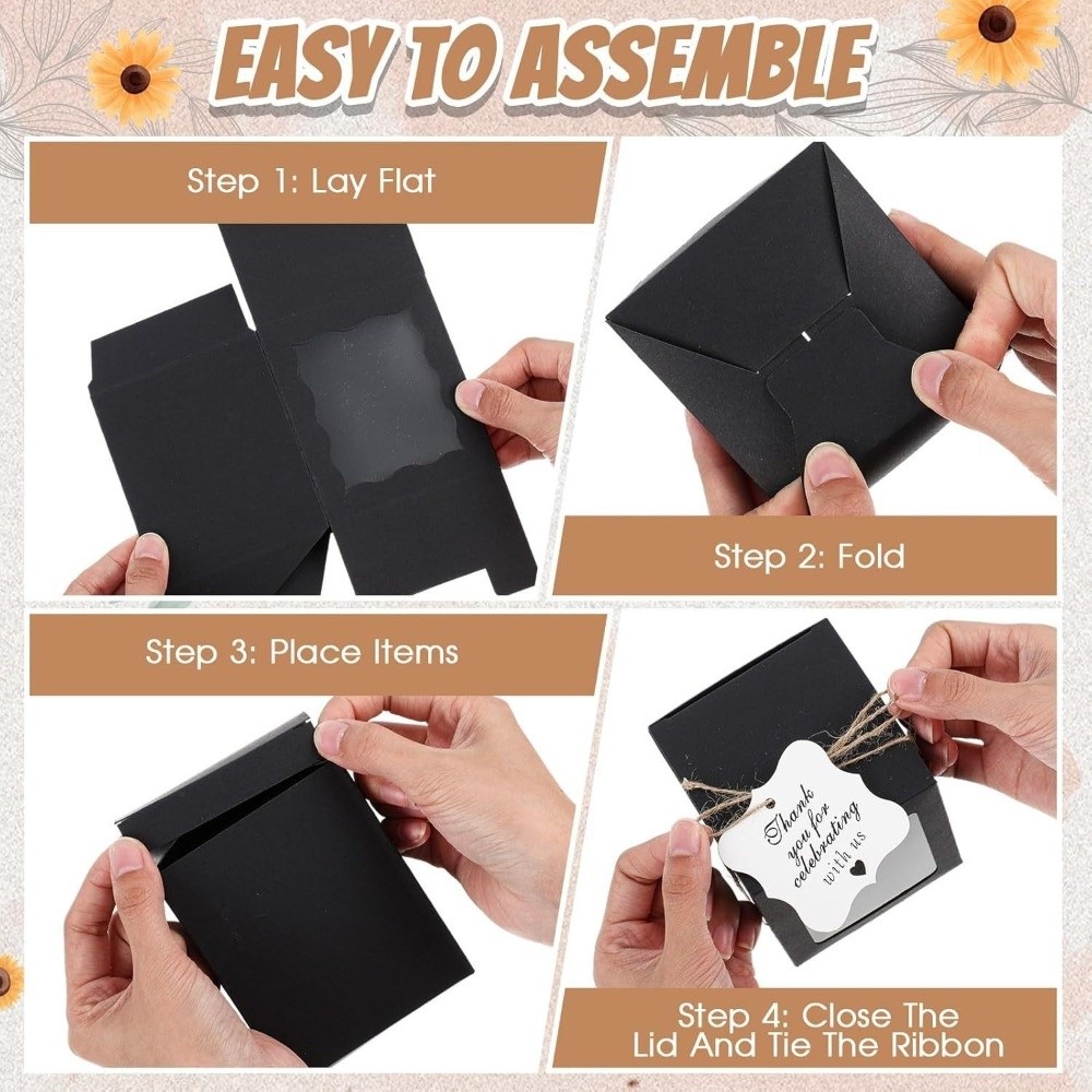 10 boîtes cadeaux en papier kr - Kraft Box Candle avis et prix
