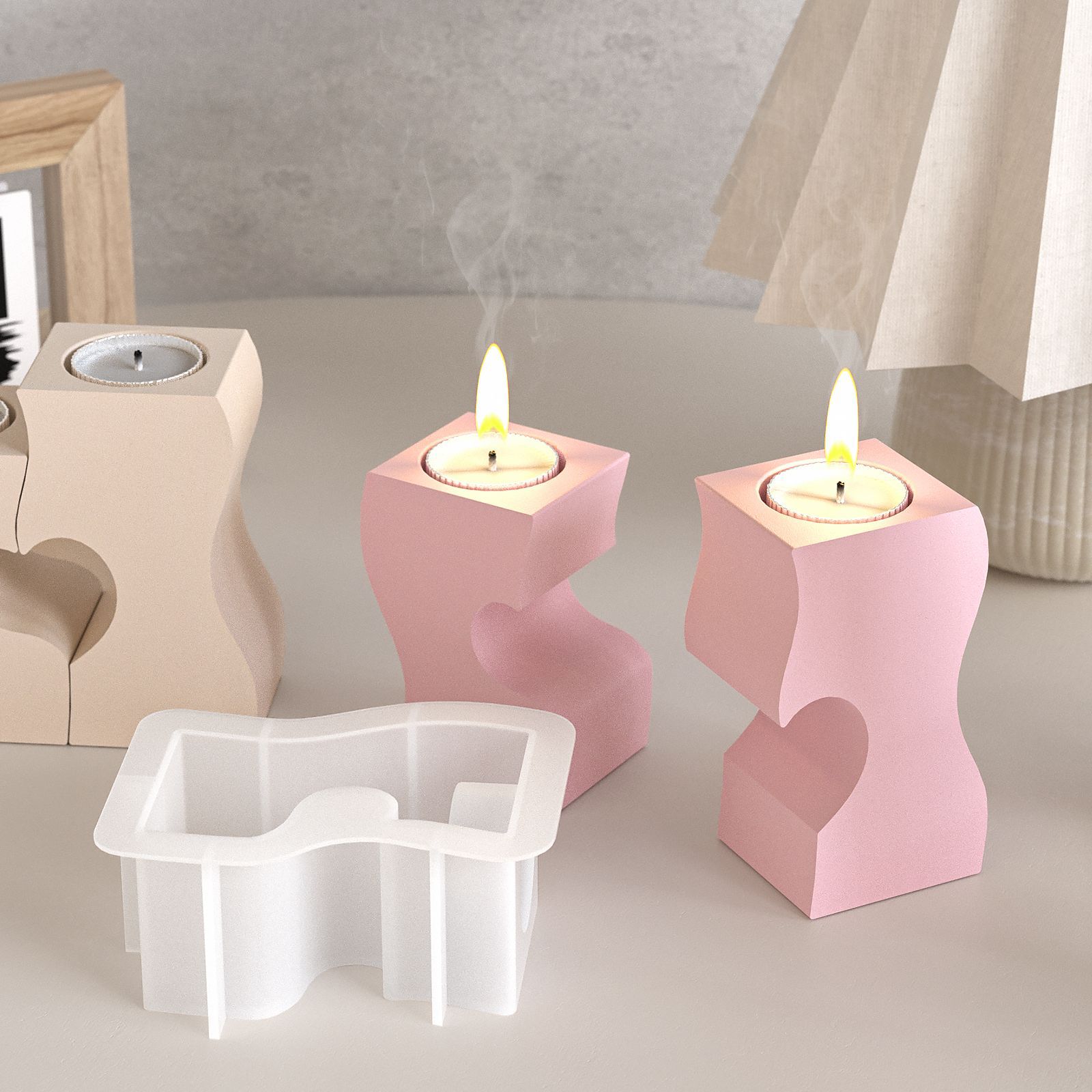 S coeur chandelier Silicone mo - Candle Making Business avis et prix