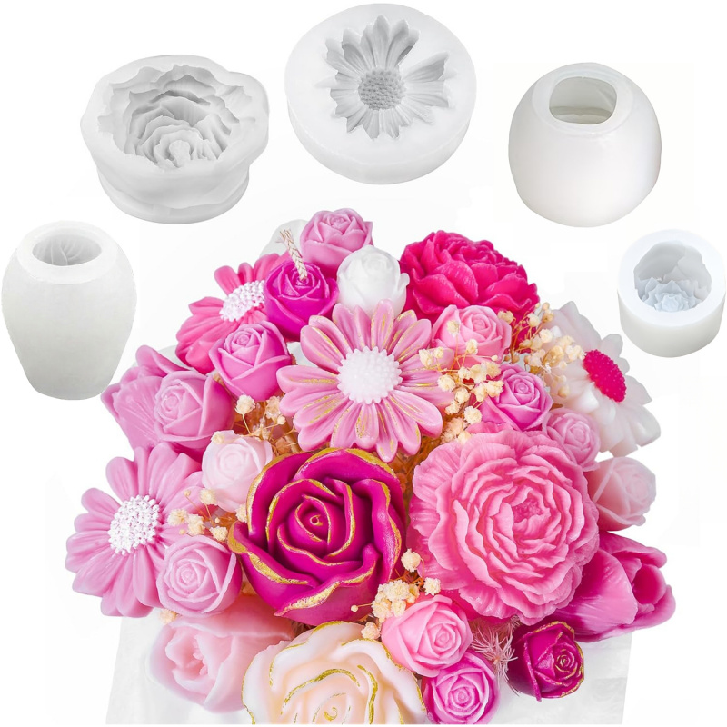 Ensemble de moules à bougies 5 - Candle Making Kits avis et prix