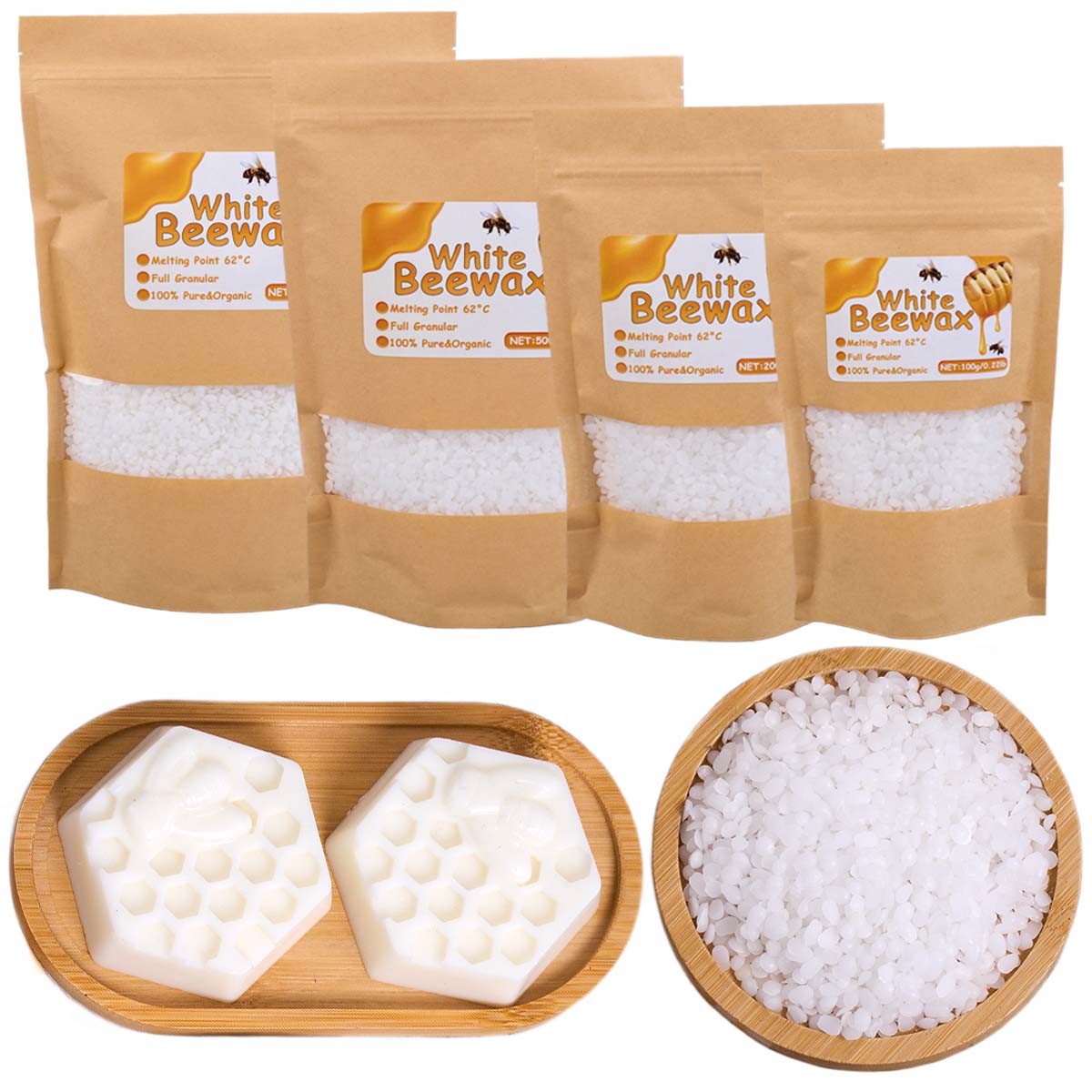 Cire d'abeille blanche Pure na - Candle Making Wicks avis et prix