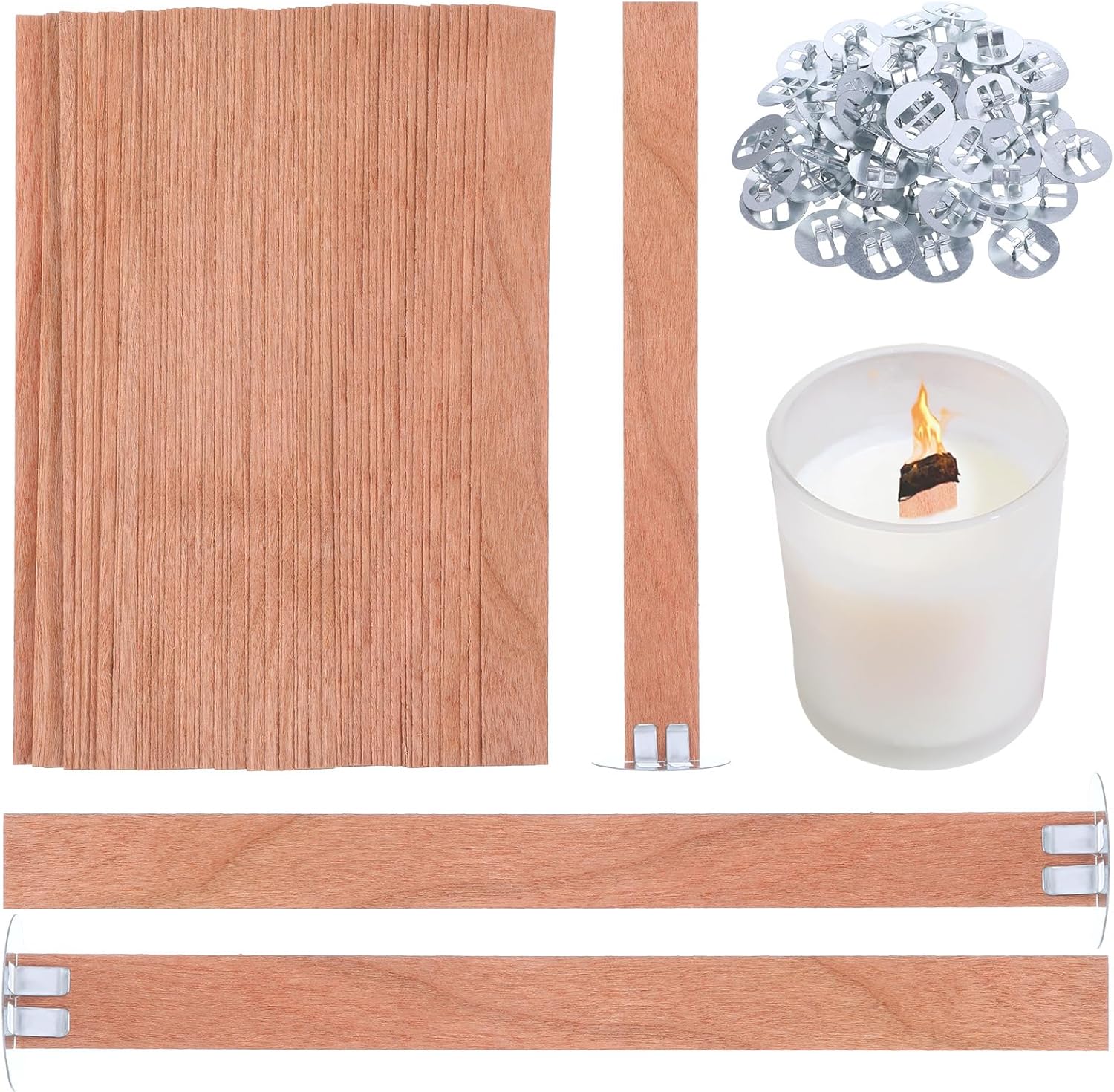 60 mèches en bois pour la fabr - Candle Making Wicks avis et prix