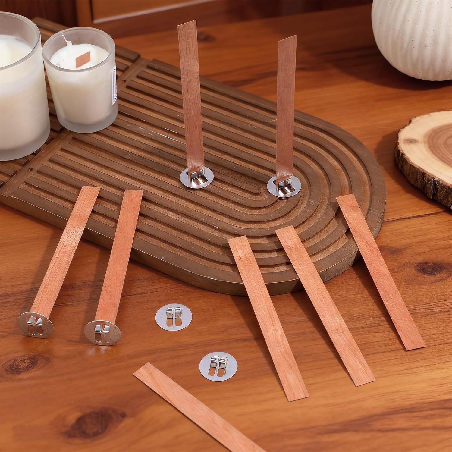 60 mèches en bois pour la fabr - Candle Making Wicks avis et prix