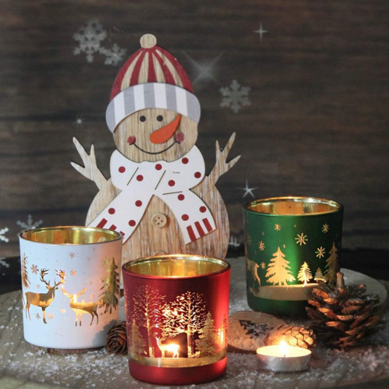 Bécipients en verre de noël po - Candle Making Jars Wholesale avis et prix