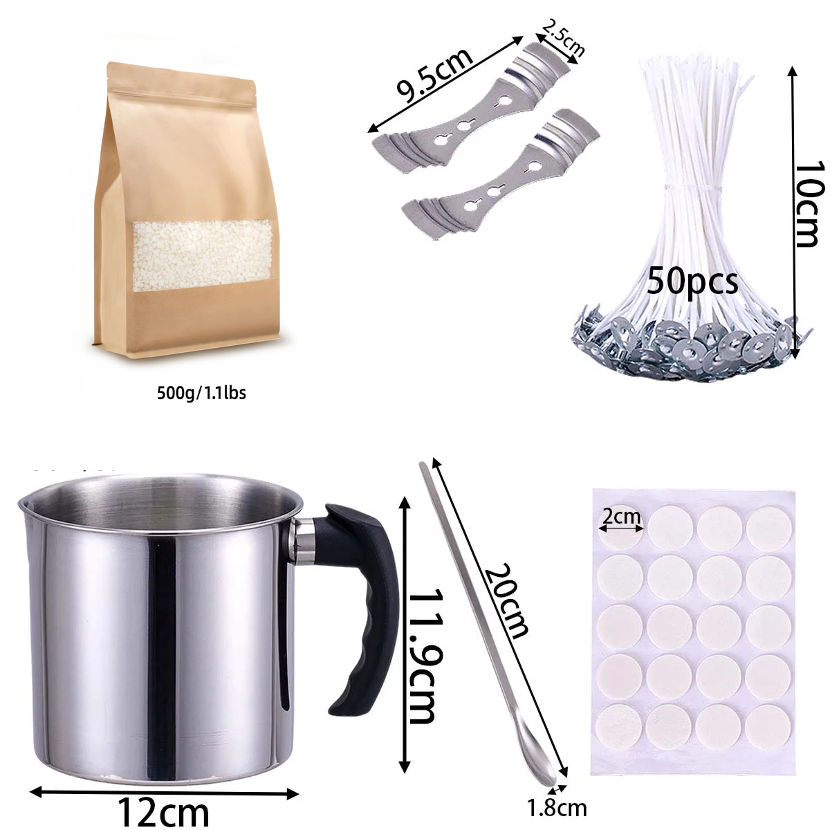 Kit d'outils pour la fabricati - Candle Making Wicks avis et prix
