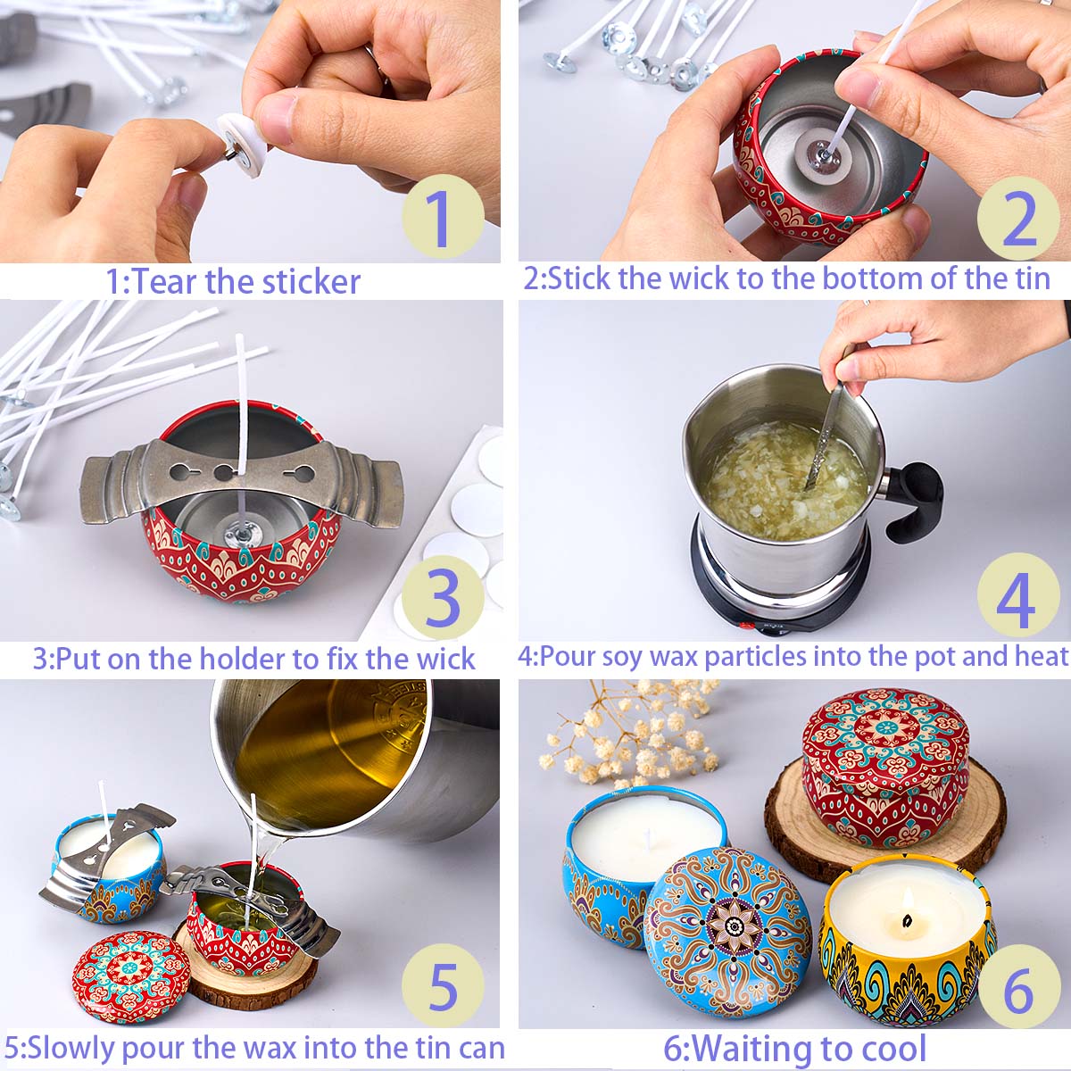 Kit d'outils pour la fabricati - Candle Making Wicks avis et prix