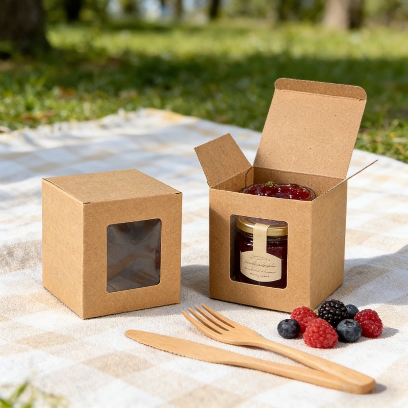 Boîtes en papier kraft brun av - Kraft Box Candle avis et prix